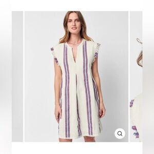 Faherty Baja Beach Dress French Rose size small